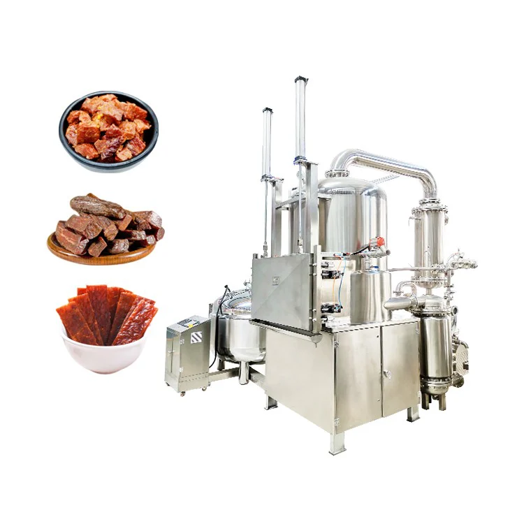 Rear equipment view of an industrial vacuum fryer