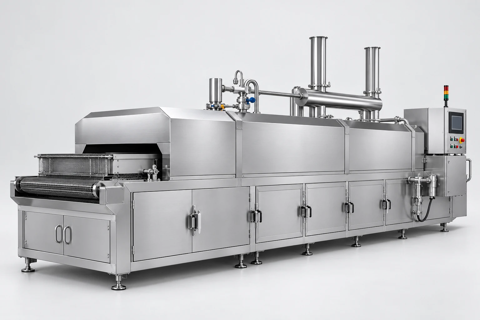 Continuous Potato Chips Frying Line