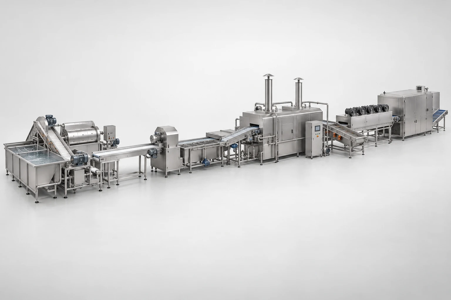 French Fries Frying Line