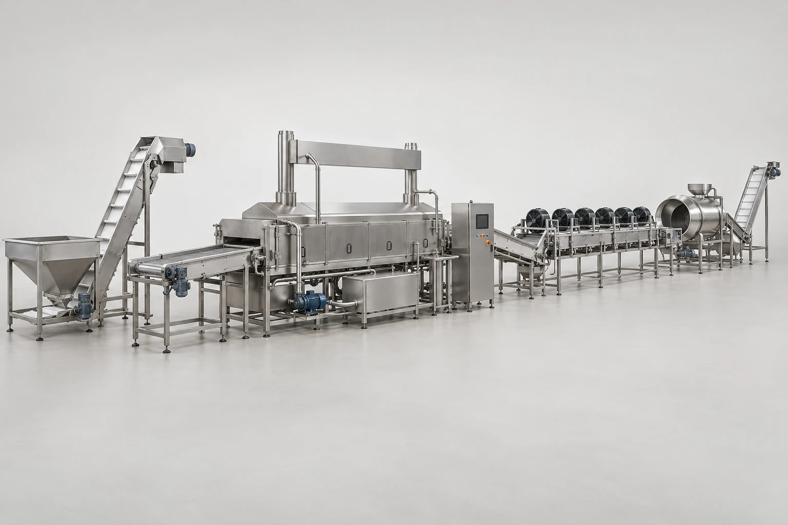 Industrial Nut Frying Line