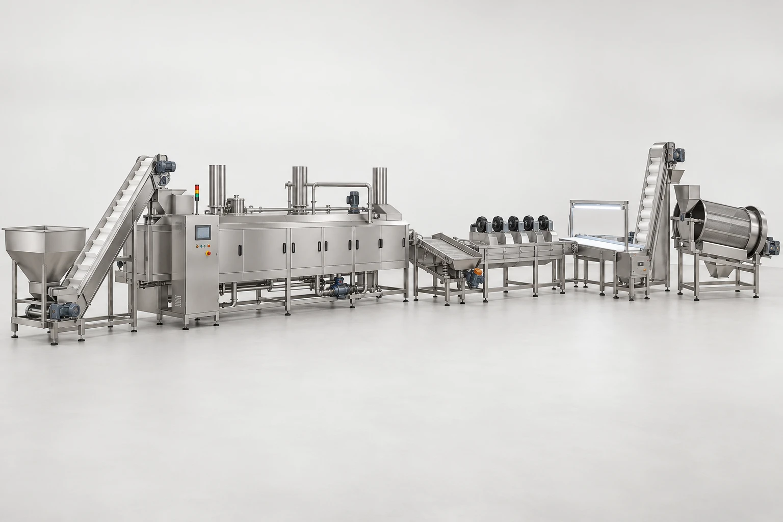 Automatic Snack Frying Line